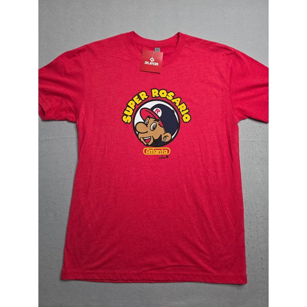 BreakingT Wear The Moment Eddie Rosario Atlanta Braves Baseball Shirt Mens M Red